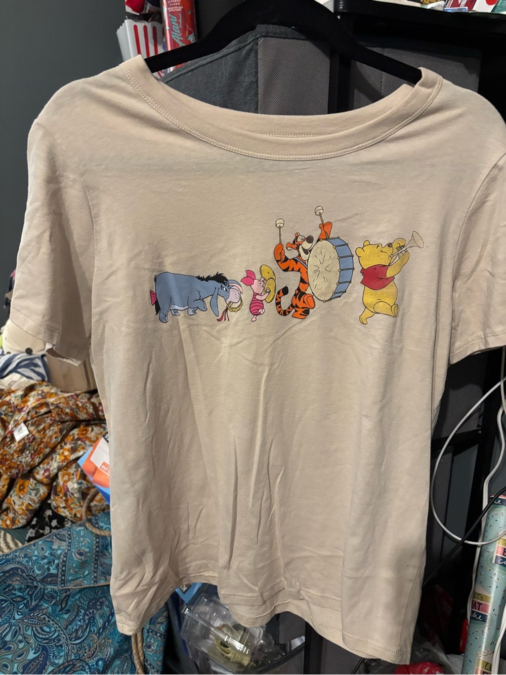 Winnie the Pooh Band Graphic Tee - Medium